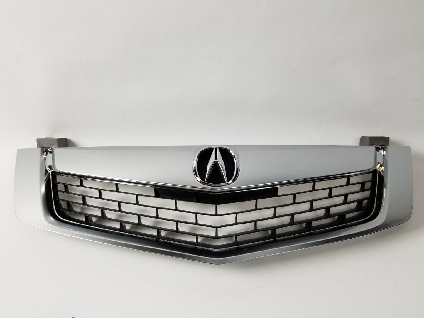 Fit Brand New TSX 2009 2010 Front Grill Grille w/ Emblem w/ Molding 3in one PC  