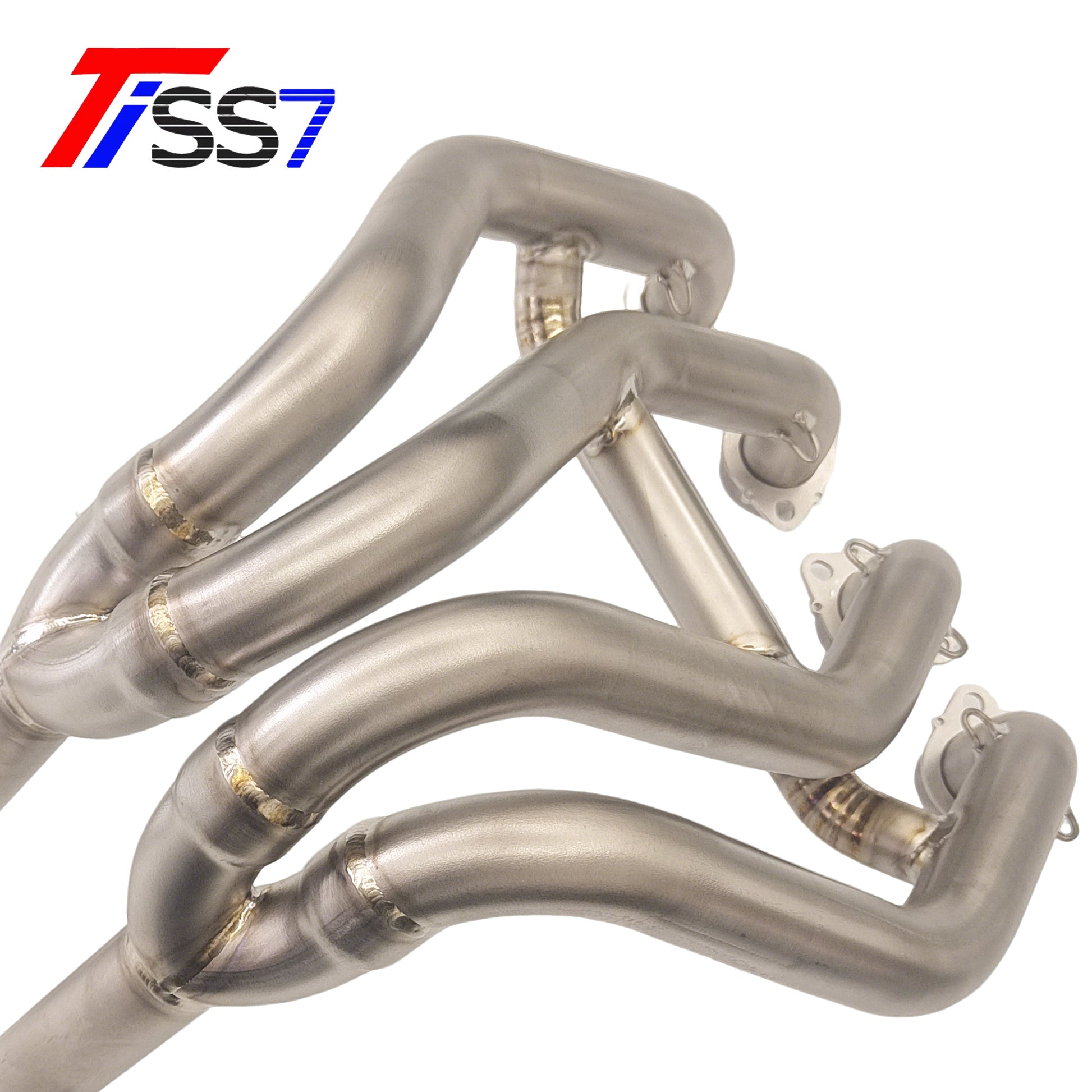 Tiss7 Titanium Exhaust Pipe Front Section for 2022+ Suzuki Hayabusa (GSX1300R)