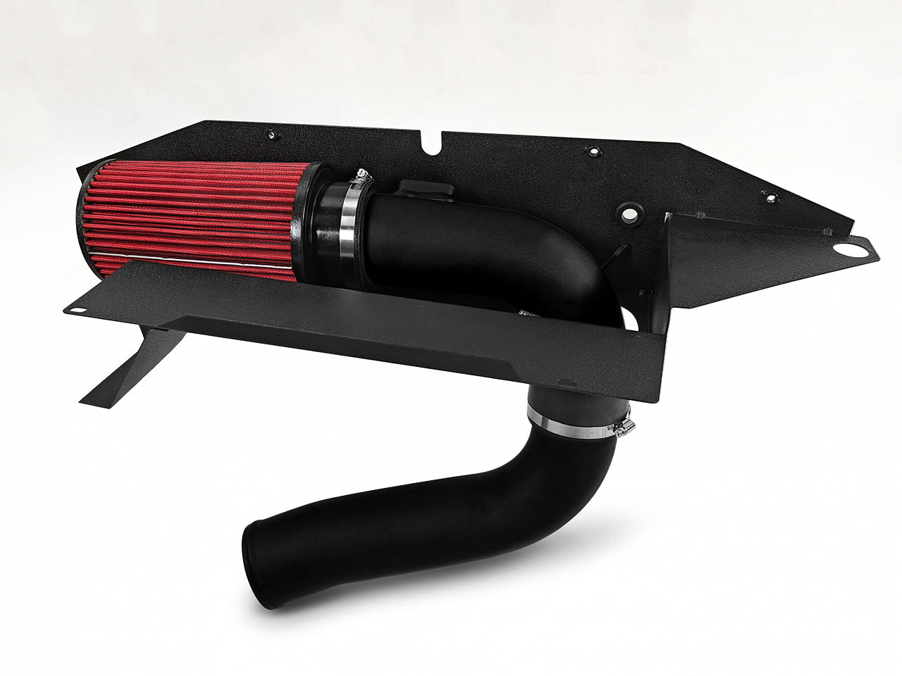 2014-2016 BMW 420i 428i xDrive F3x 2.0T N20 Cold Air Intake Wrinkle Black