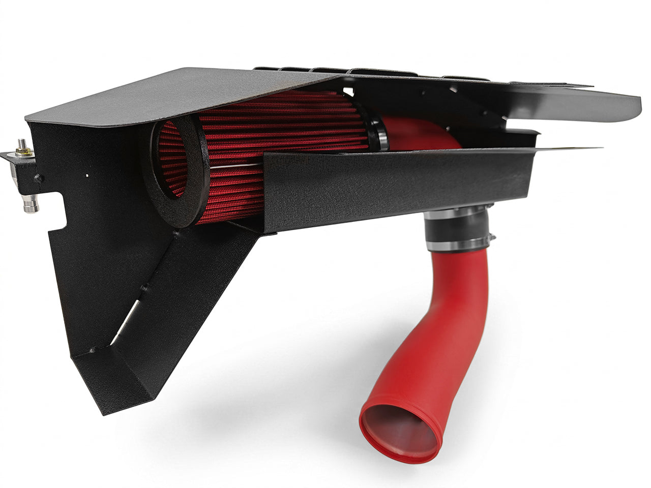 2012-2016 BMW 328i xDrive F3x 2.0T N20 Cold Air Intake Wrinkle Red