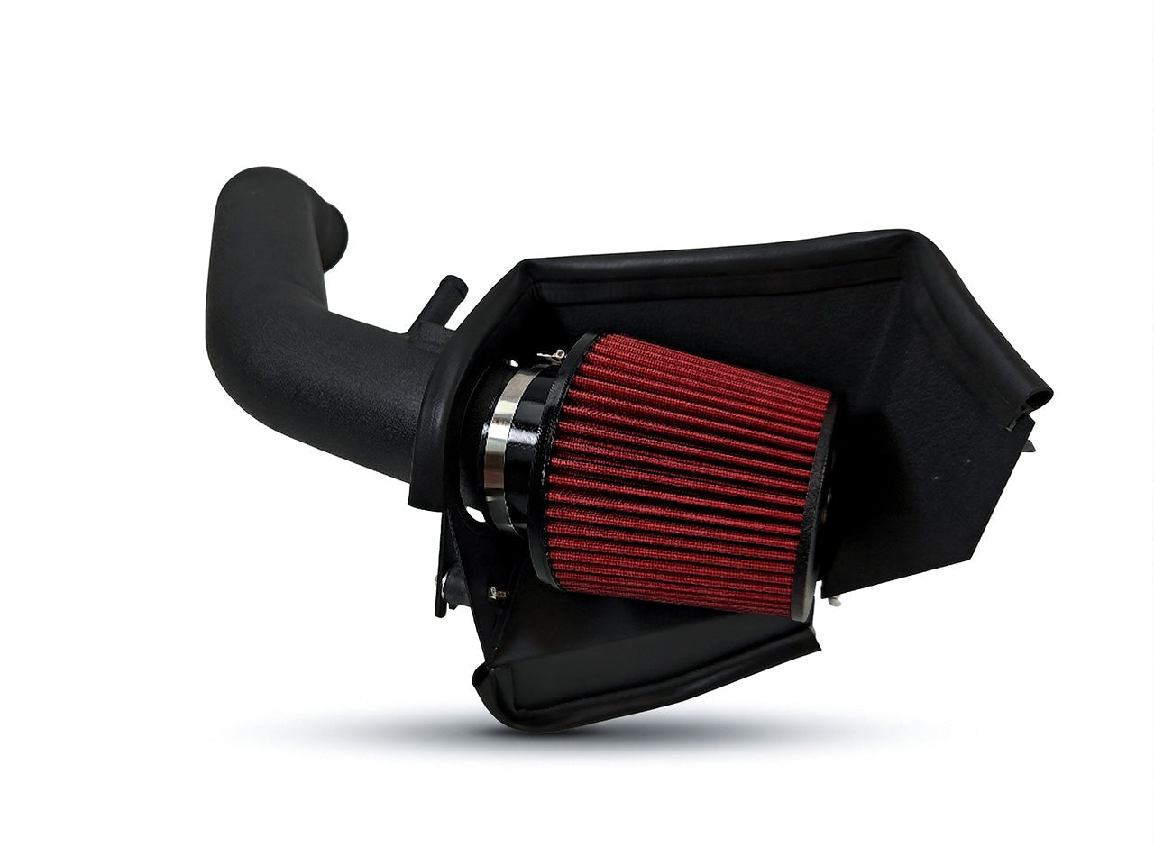 2012-2015 BMW 335i F30 F31 F34 N55 3.0L I6 Turbo Cold Air Intake - Wrinkle Black