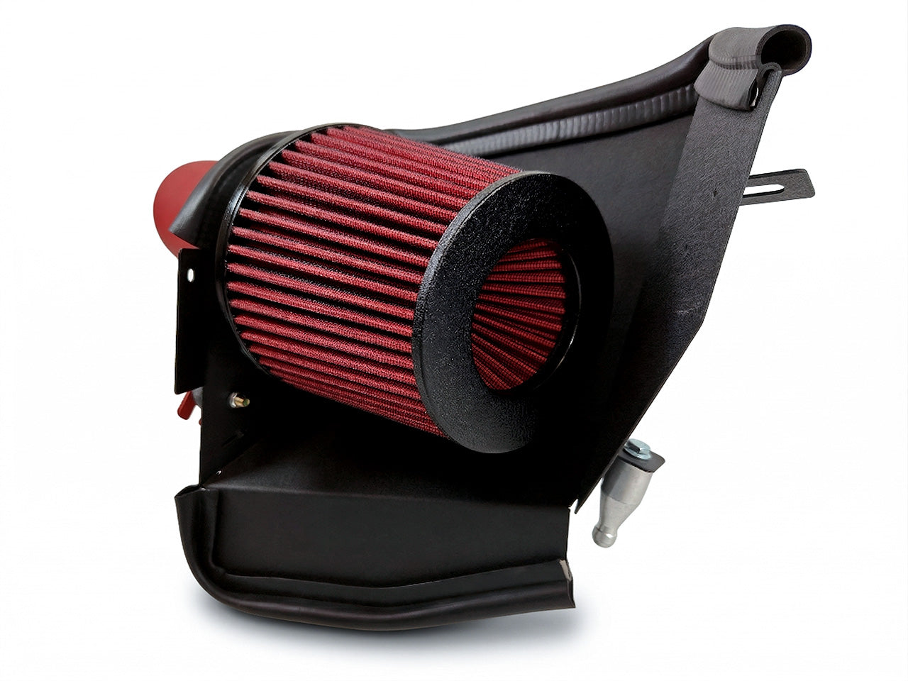 2014-2016 BMW 435i F32 F33 F36 N55 3.0L Turbo Cold Air Intake - Wrinkle Red