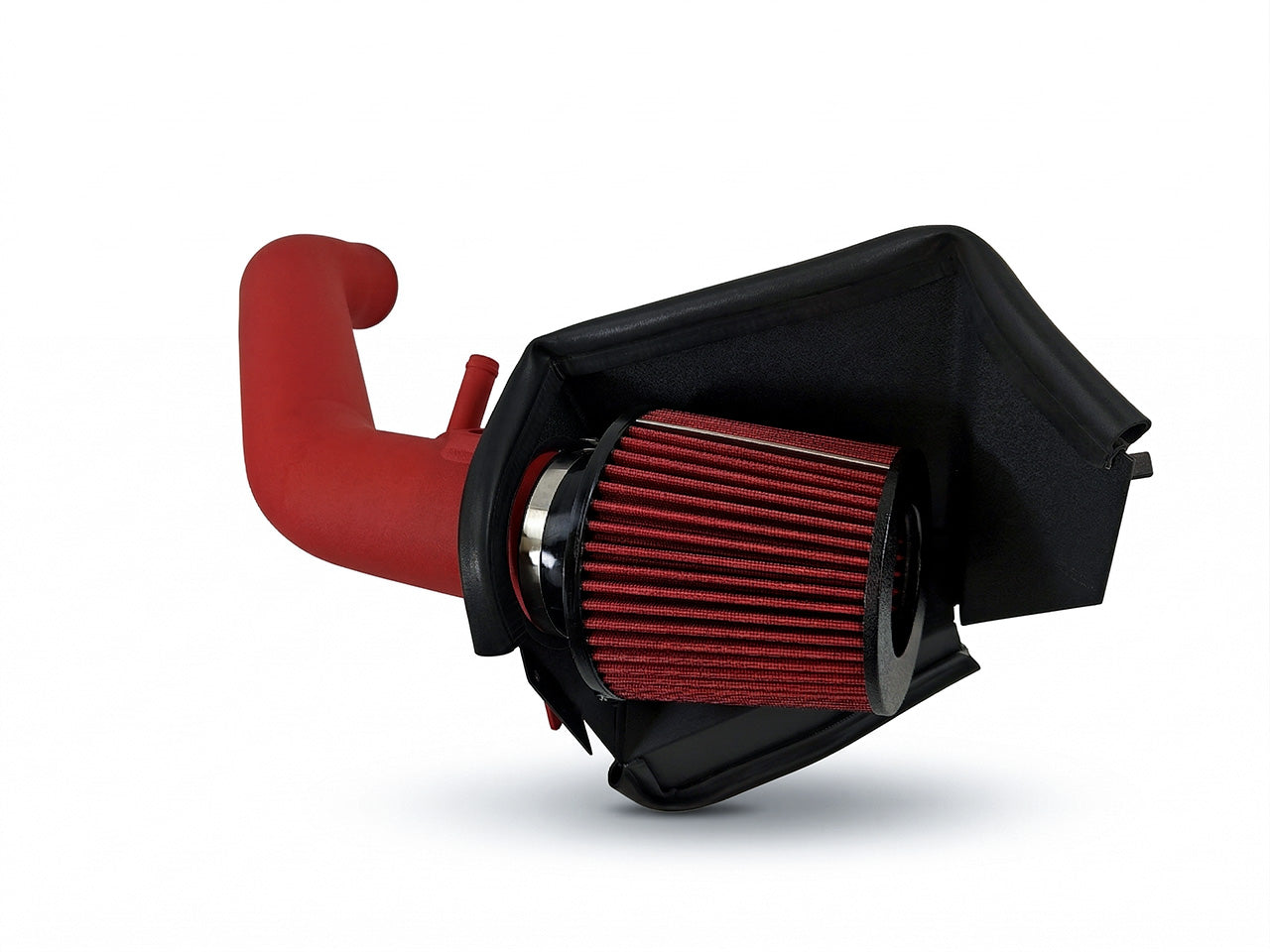 2014-2016 BMW 435i F32 F33 F36 N55 3.0L Turbo Cold Air Intake - Wrinkle Red