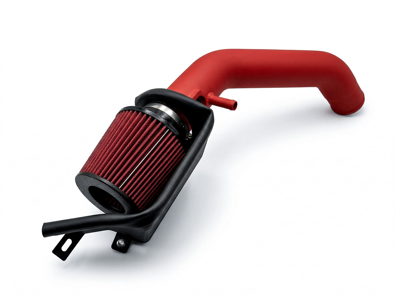2014-2016 BMW 435i F32 F33 F36 N55 3.0L Turbo Cold Air Intake - Wrinkle Red