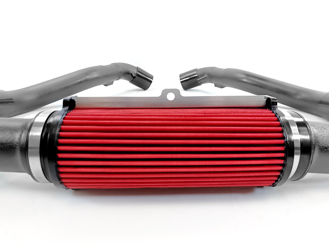 2009-2020 Nissan 370z Z34 VQ37VHR Long Tube Cold Air Intake - Wrinkle Black