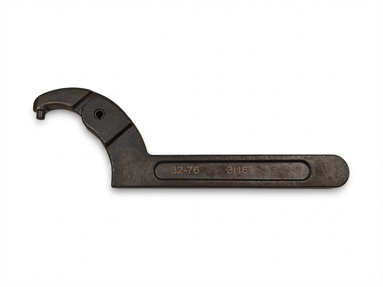 3/16" Pin Diameter Adjustable Spanner Wrench 1-1/4" to 3" Hook C Spanner Tool