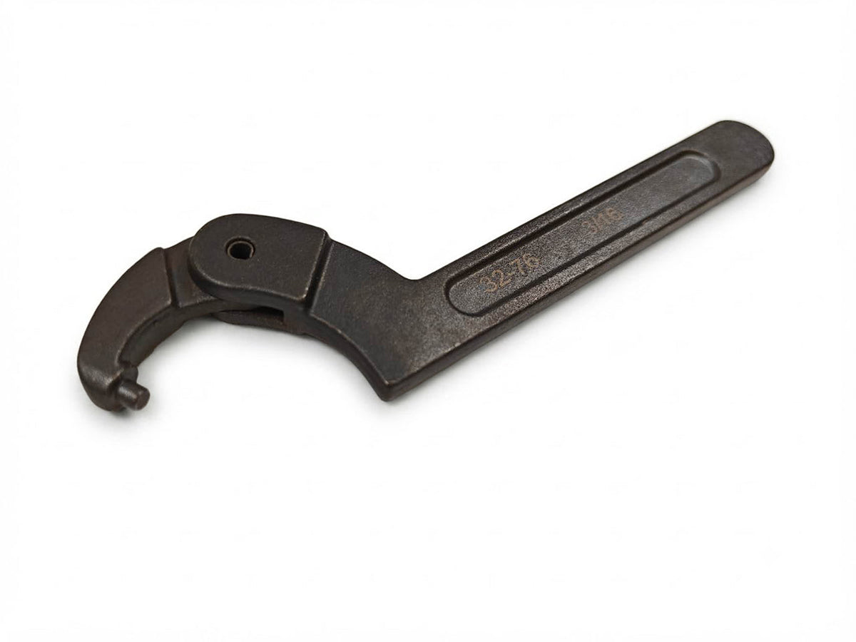 3/16" Pin Diameter Adjustable Spanner Wrench 1-1/4" to 3" Hook C Spanner Tool