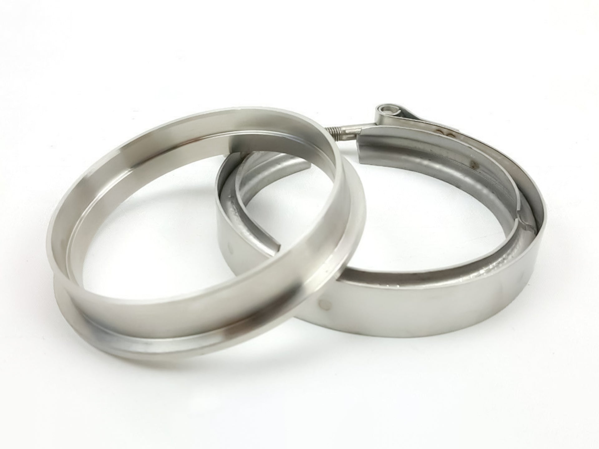 Borg Warner 4.62" Clamp & Stainless Steel Flange Kit S400 Turbo Exhaust Pipe