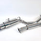 09-21 Nissan 370Z Z34 Burnt Tip Single Exit Muffler 4.5" Catback Exhaust System