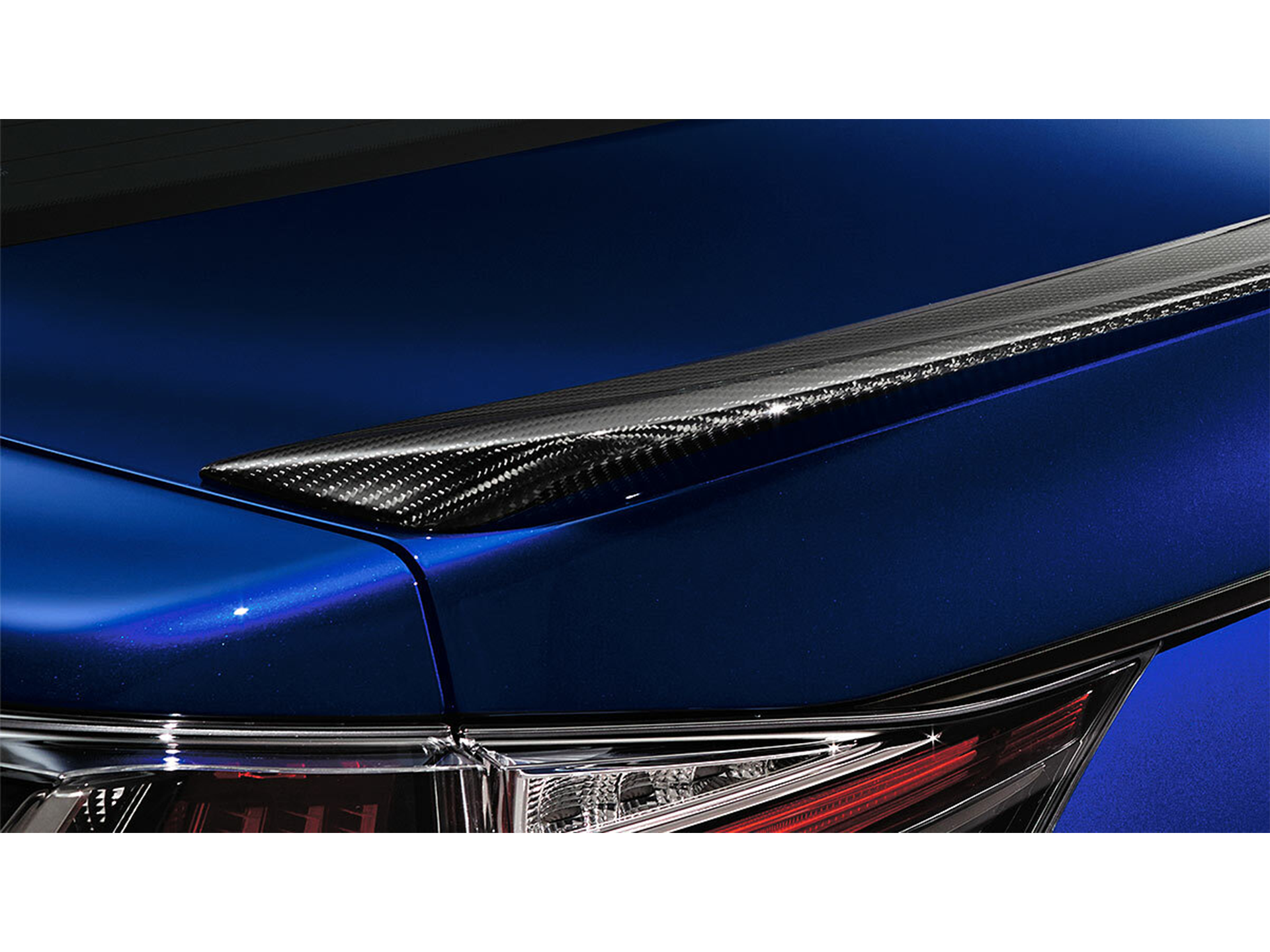 2013-2020 GS-F GS350 GS450H Carbon Fiber Rear Trunk Spoiler Lip