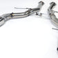 07-10 BMW 335i E90 E92 Twin Turbo N54 Mufflerless Exhaust Axle Back Section ONLY