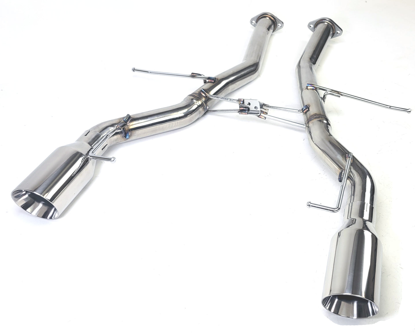 07-10 BMW 335i E90 E92 Twin Turbo N54 Mufflerless Exhaust Axle Back Section ONLY