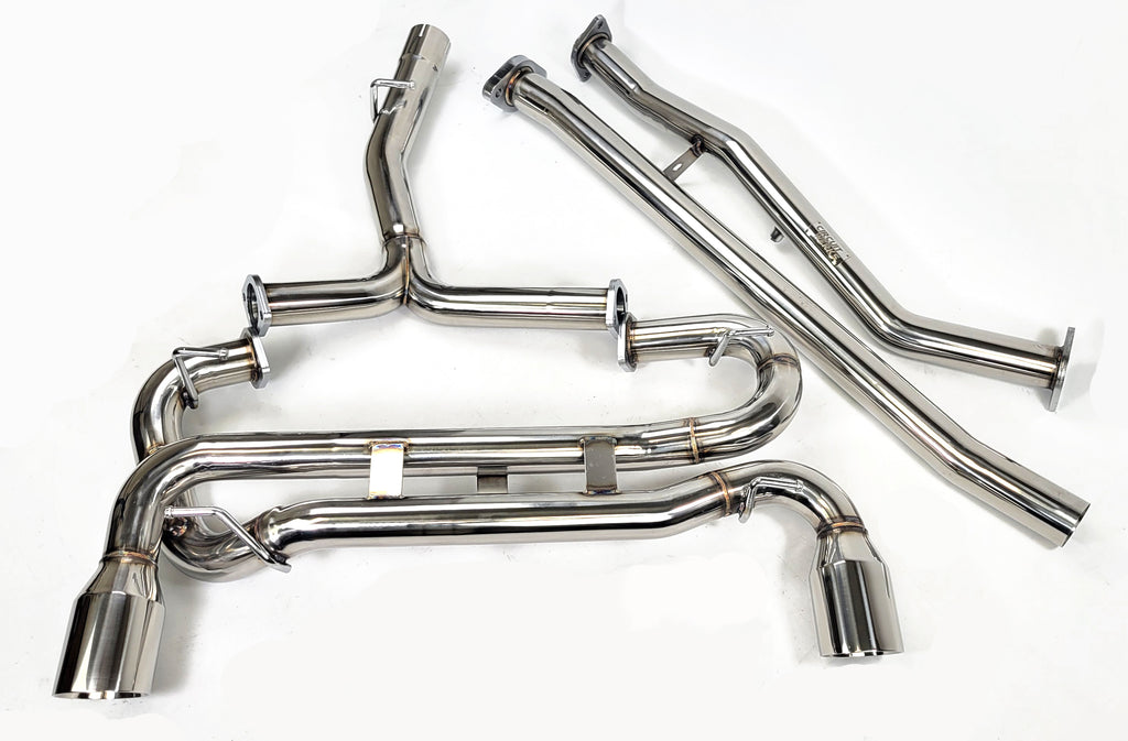 2017-2024 Toyota FT86 GT86 Dual Exhaust System Straight Pipe