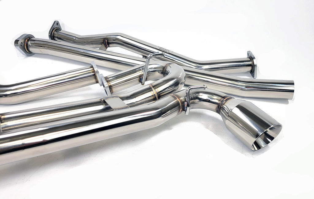 2017-2024 Toyota FT86 GT86 Dual Exhaust System Straight Pipe