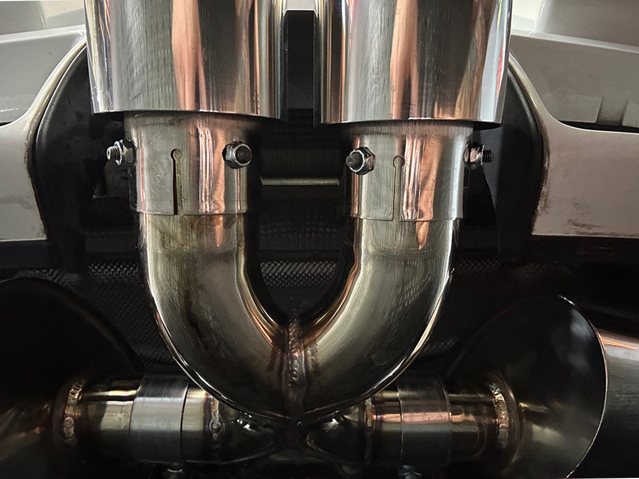 09-12 Porsche Boxster Cayman Base/ S 987 Exhaust X-pipe Tips 987.2