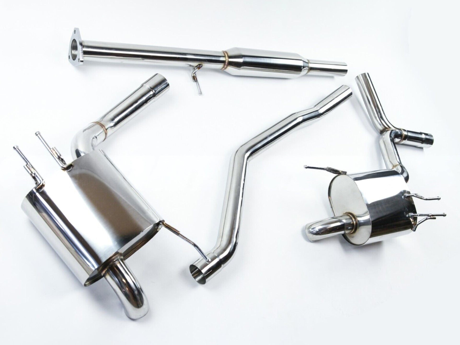 2015-2017 Acura TLX V6 FWD Circuit Werks Resonated Catback Exhaust System