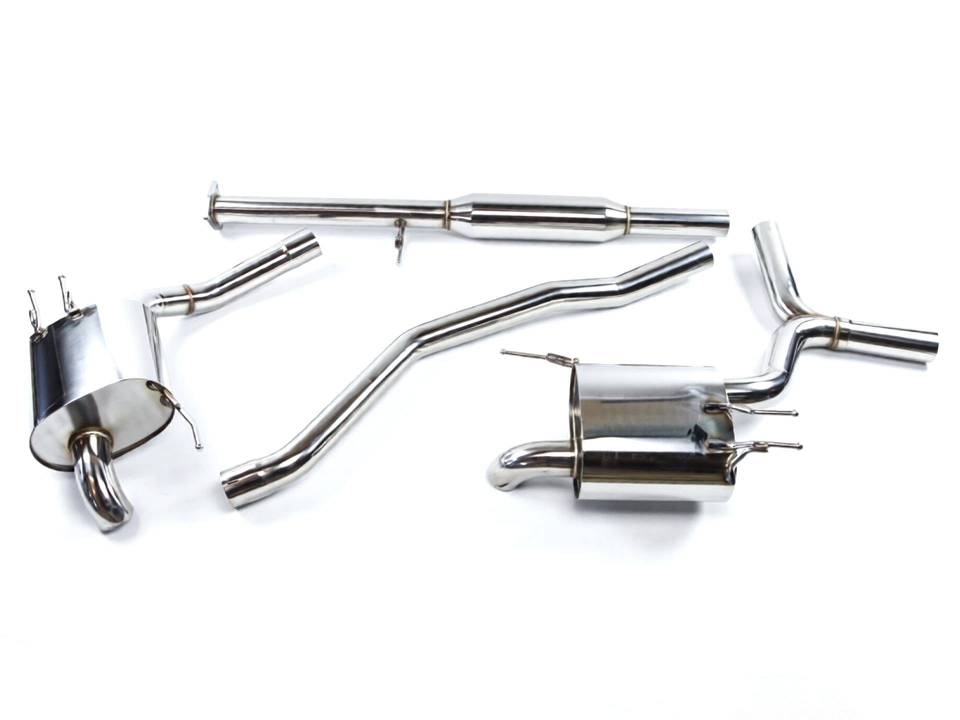 2015-2017 Acura TLX V6 FWD Circuit Werks Resonated Catback Exhaust System