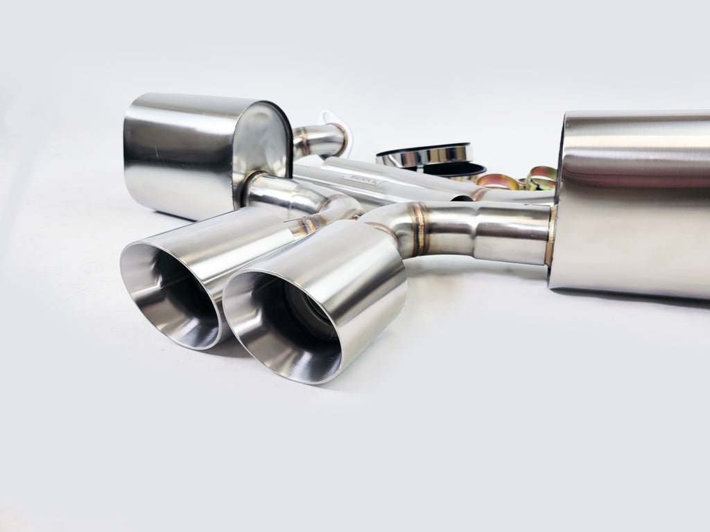 17-22 Porsche 718 Boxster Cayman Base S GTS 2.0T 2.5T Exhaust X-pipe 4" Tips