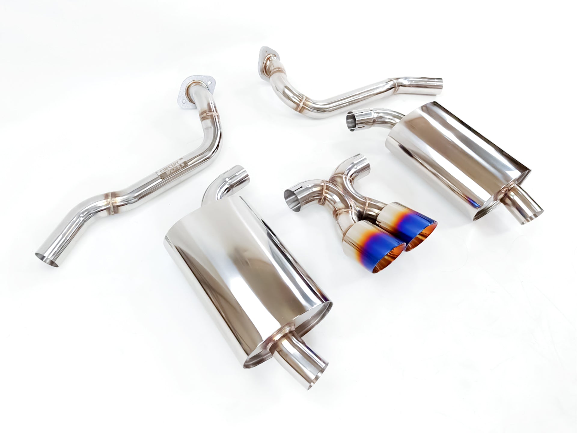 13-16 Porsche Cayman Boxster 981 Base S Burnt Tip Catback Exhaust System