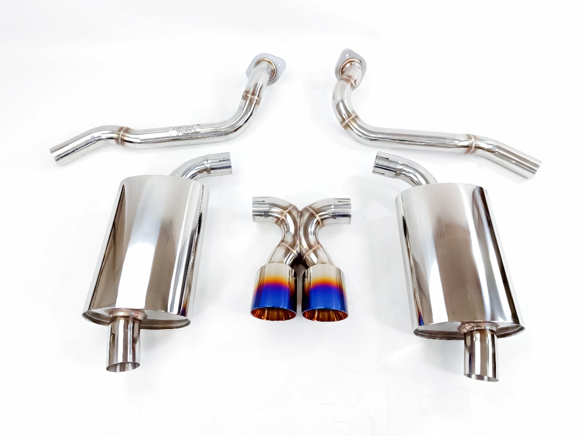 13-16 Porsche Cayman Boxster 981 Base S Burnt Tip Catback Exhaust System