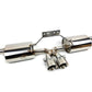 97-04 Porsche Boxster 986 V2 Polished Catback Exhaust System