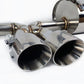 97-04 Porsche Boxster 986 V2 Polished Catback Exhaust System w/ C Pipes