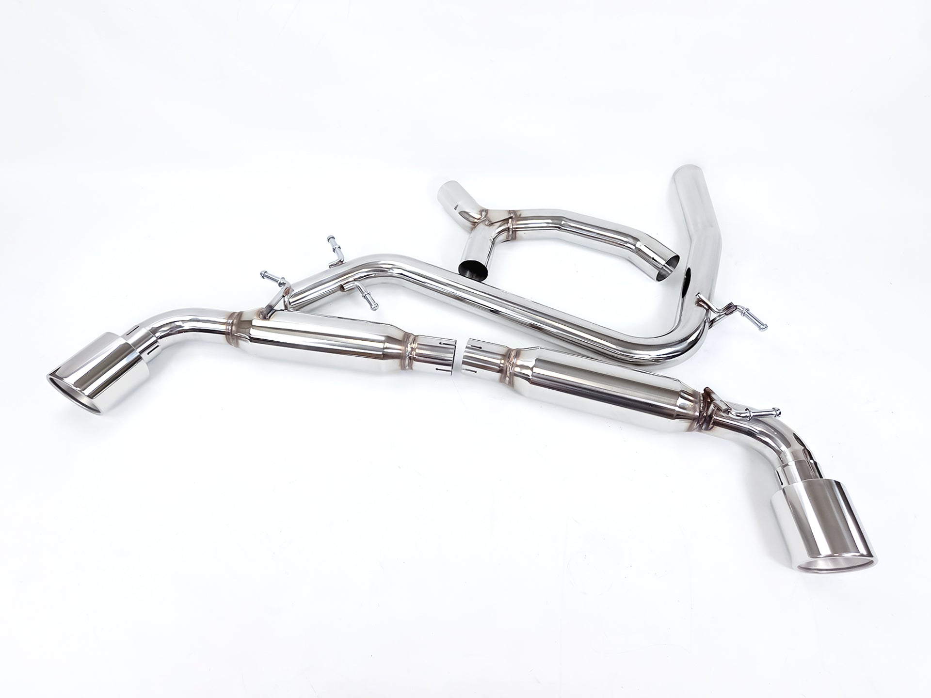 10-14 Volkswagen Golf GTi MK6 MKVI 2.0T VW Polished Catback Exhaust