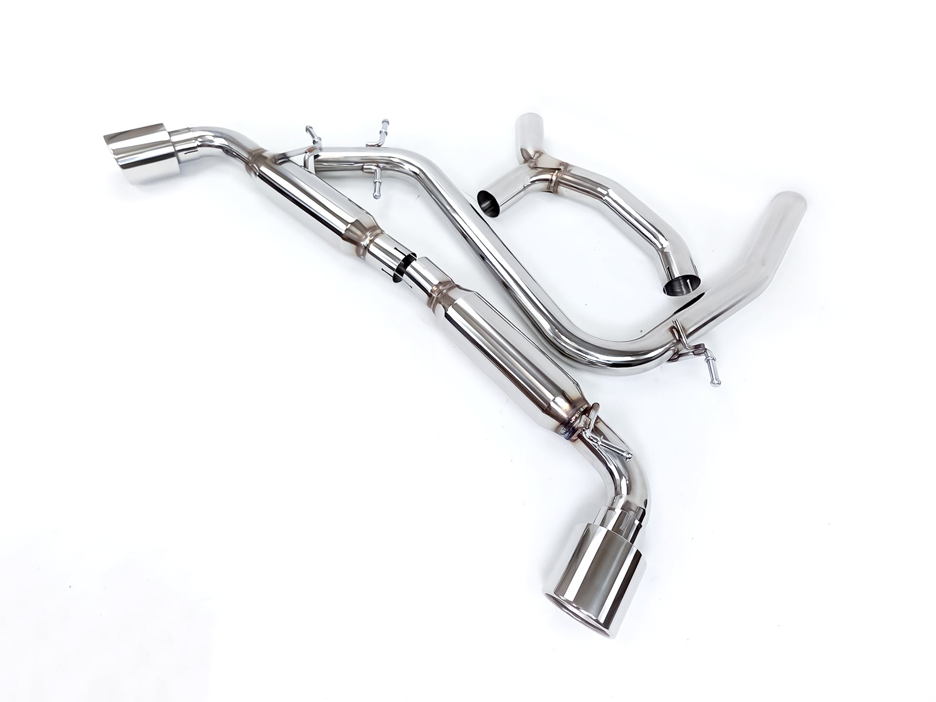 10-14 Volkswagen Golf GTi MK6 MKVI 2.0T VW Polished Catback Exhaust