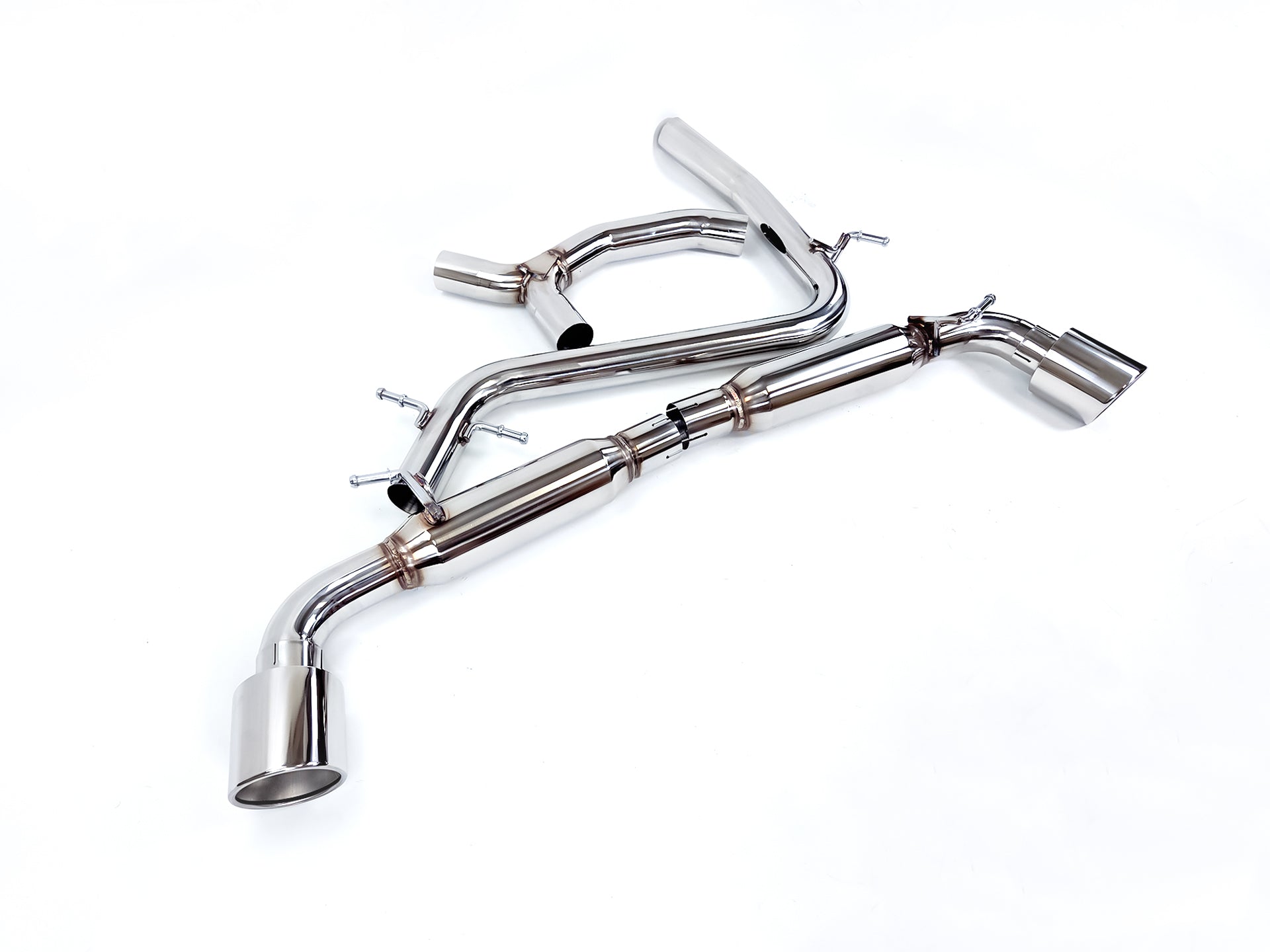 10-14 Volkswagen Golf GTi MK6 MKVI 2.0T VW Polished Catback Exhaust