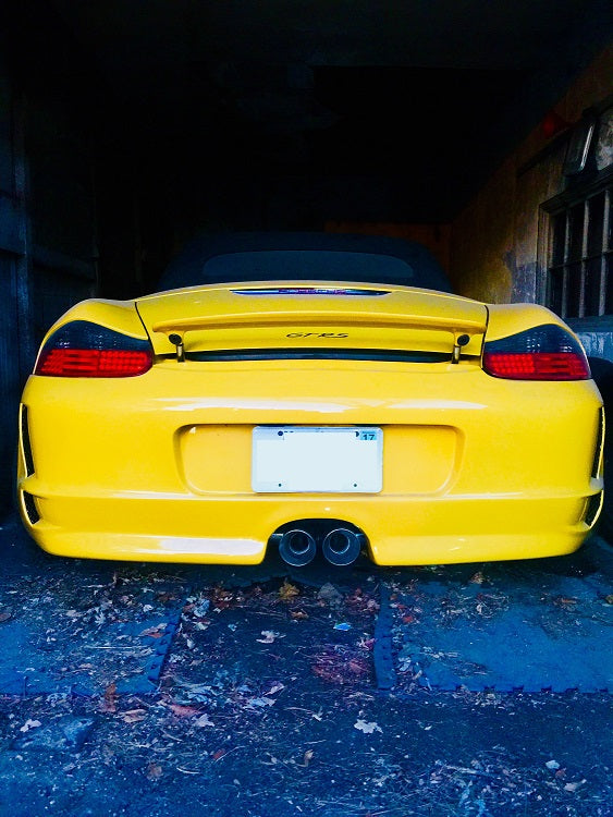97-04 Porsche Boxster 986 V2 Catback Exhaust System w/ C Pipes, Burnt Tips