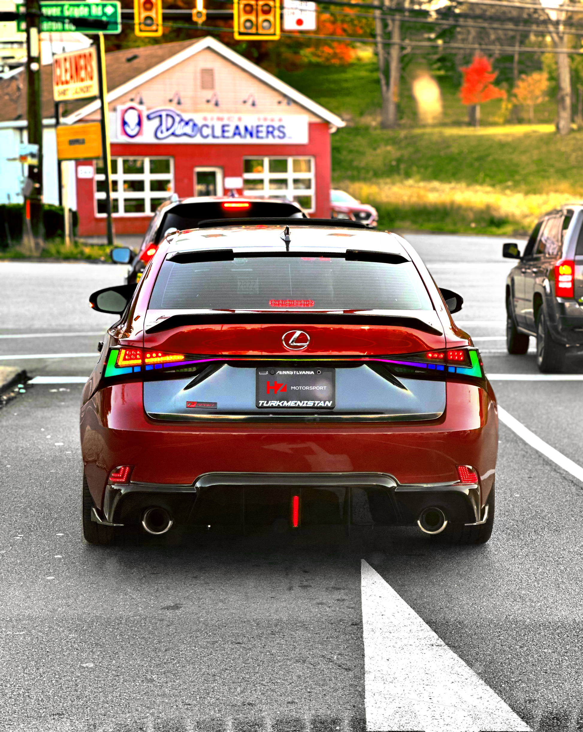 2014-2020 Lexus IS200T/IS250/IS300/IS350 Axleback Exhaust V2