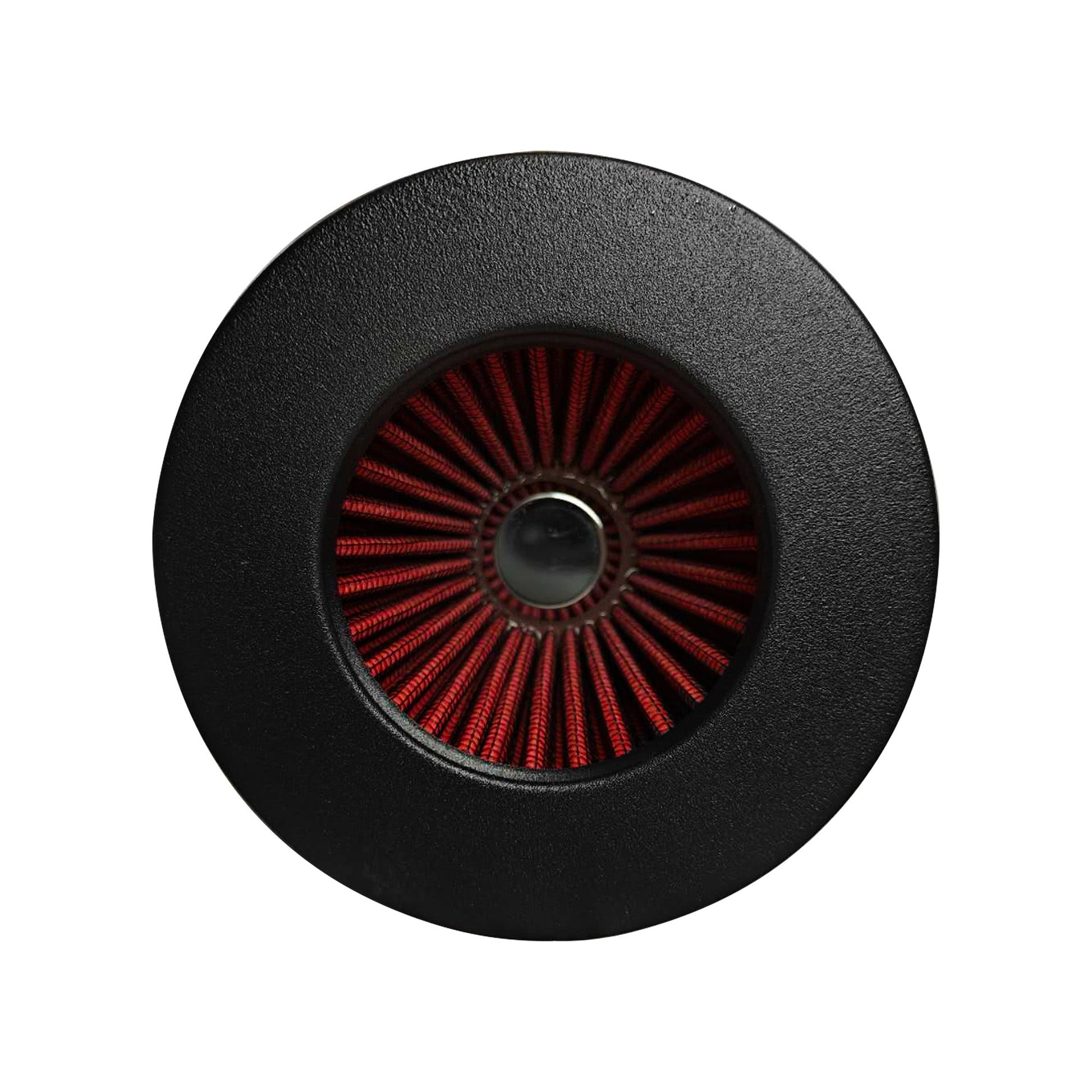 Universal 3.0" 3.5" 4.0" Inlet Performance Dry Air Filter 9.85" H x 6.00" W - Black Cap