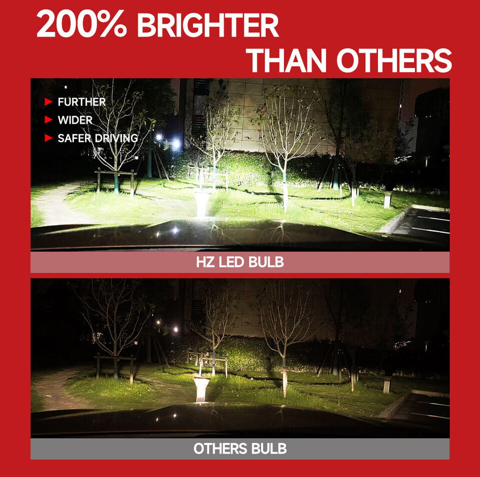 9003 H4 HB2 LED Headlight Bulb Conversion x2