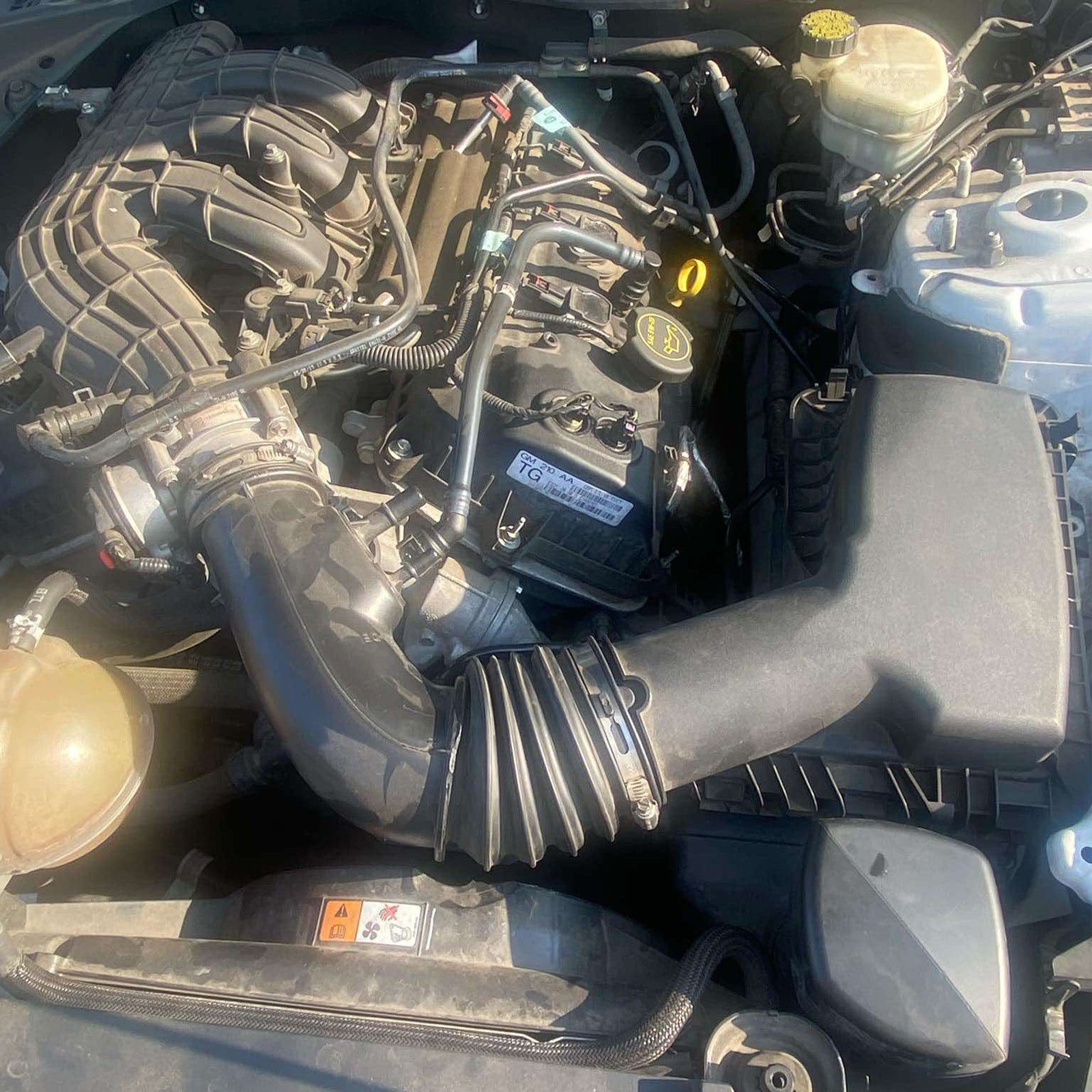 2015-2017 Ford Mustang 3.7L V6 S550 Short Ram Air Intake