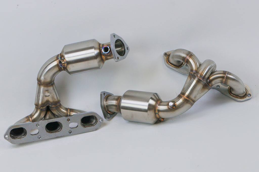 05-08 Porsche Cayman & Boxster 987.1 Headers High Flow Catted Exhaust Header 200 Cell