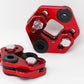 Adjustable Exhaust Hangers Red Pair