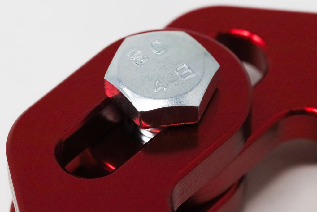 Adjustable Exhaust Hangers Red Pair