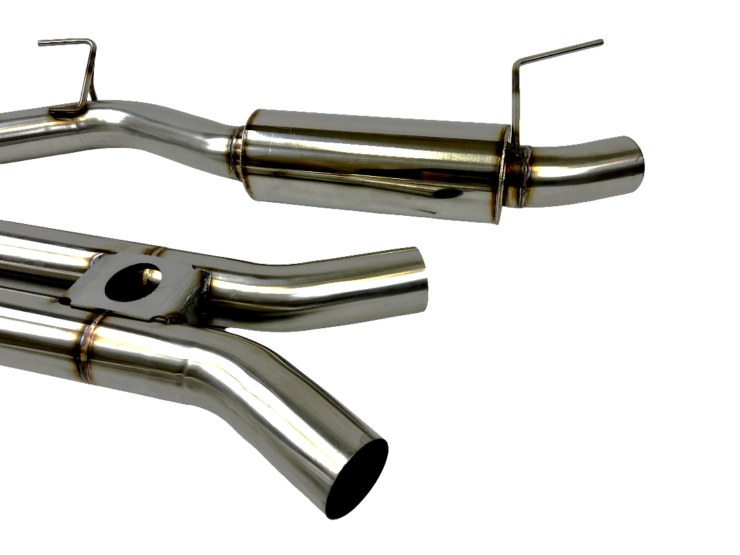 Ford Mustang GT 15-17 3" Catback H Pipe Exhaust Dual Mufflers NO TIPS  V8 5.0L