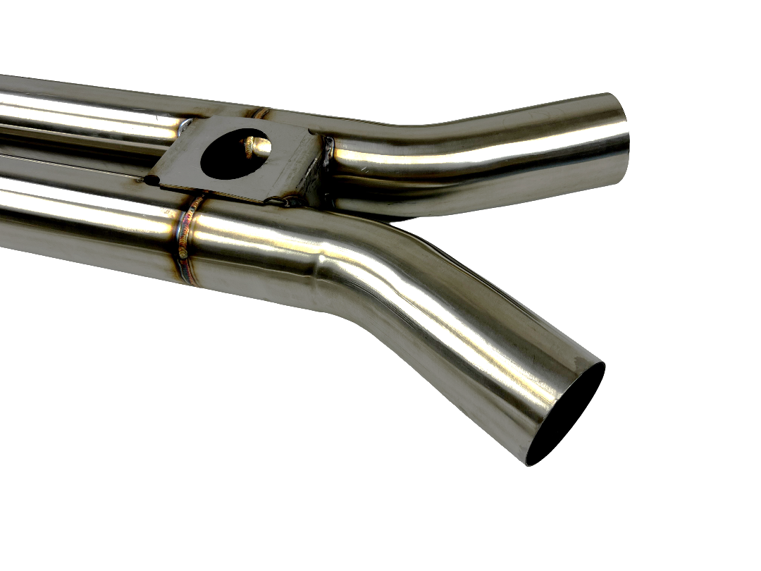 Ford Mustang GT 15-17 3" Catback H Pipe Exhaust Dual Mufflers NO TIPS  V8 5.0L
