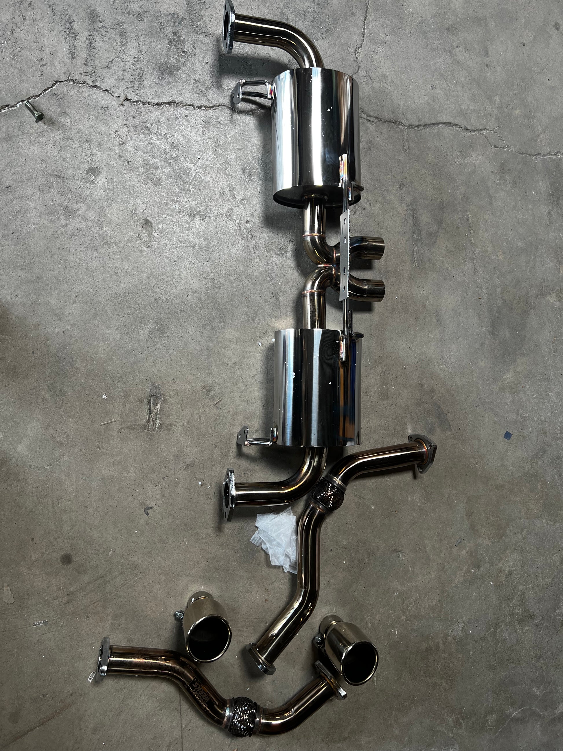 FOR PARTS 05-08 Porsche Boxster/Cayman 987.1 Catback Exhaust System