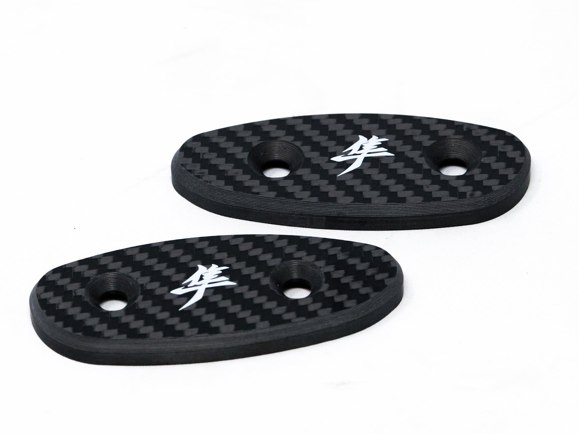 1999-2020 Suzuki Hayabusa GSX1300R Carbon Fiber Mirror Block Off Plates