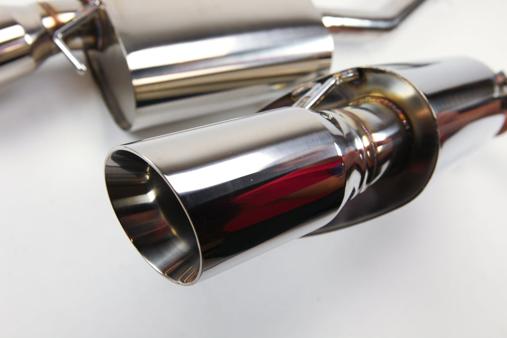 07-10 BMW 335iX AWD E90 E92 N54 Twin Turbo Catback Exhaust Sedan Coupe Thick Wall Tip