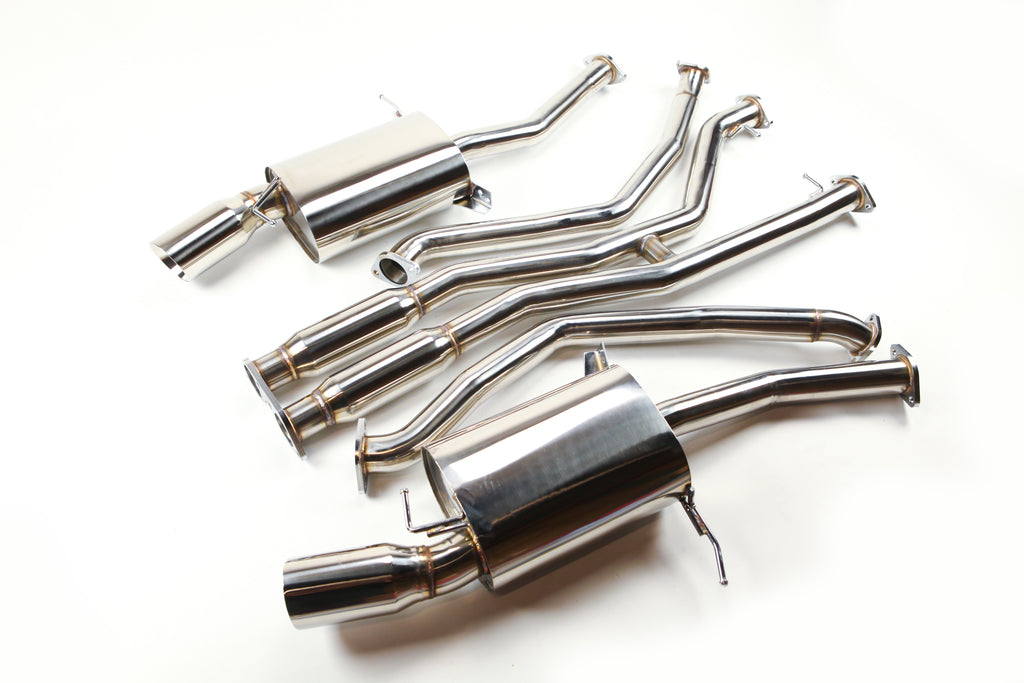 07-10 BMW 335iX AWD E90 E92 N54 Twin Turbo Catback Exhaust Sedan Coupe Thick Wall Tip
