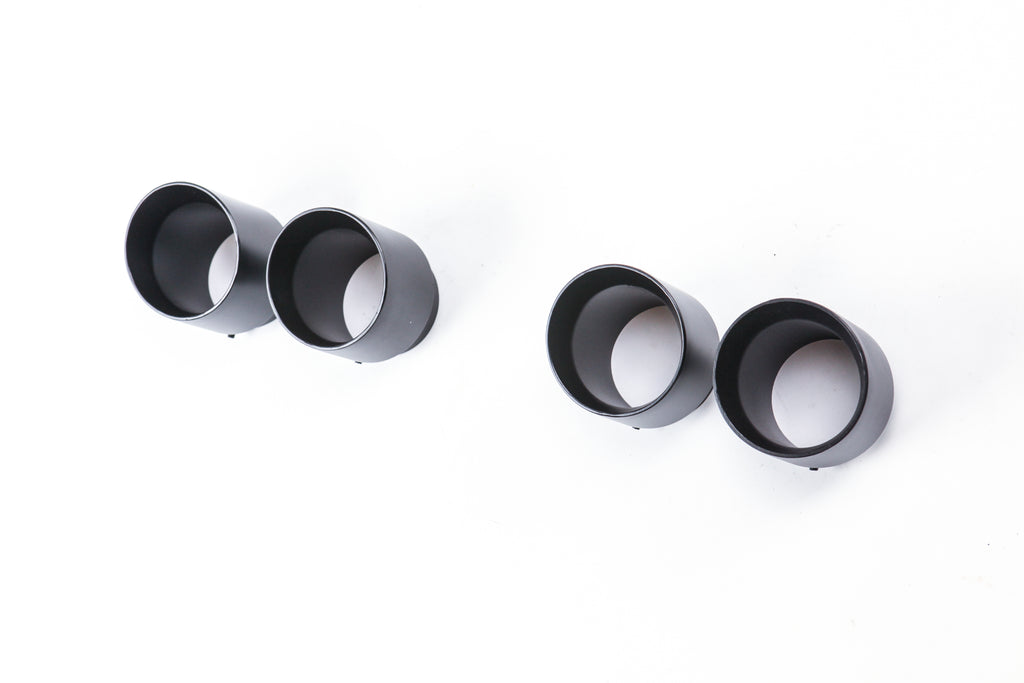 2015+ BMW F80 M3/F82 M4 Black Slip On Angle Cut Exhaust Tip