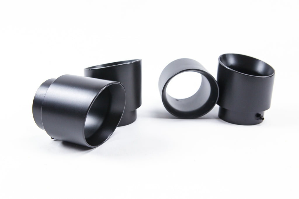 2015+ BMW F80 M3/F82 M4 Black Slip On Angle Cut Exhaust Tip