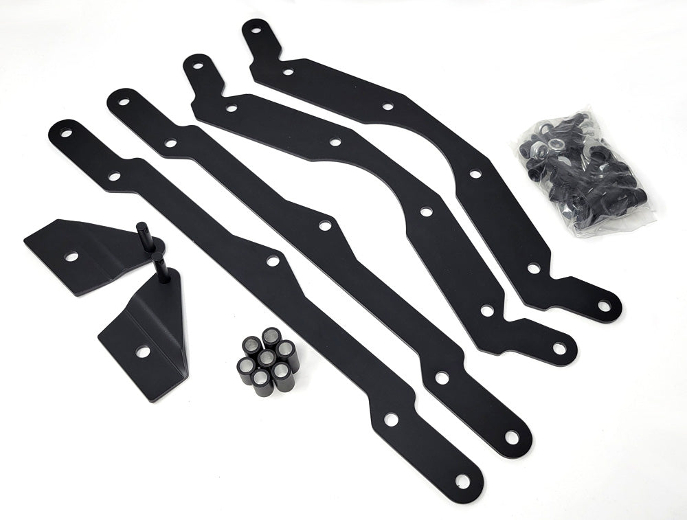 07-14 Polaris RZR 800 Adjustable 3" Lift Kit Sway Bar Quick Disconnect Black