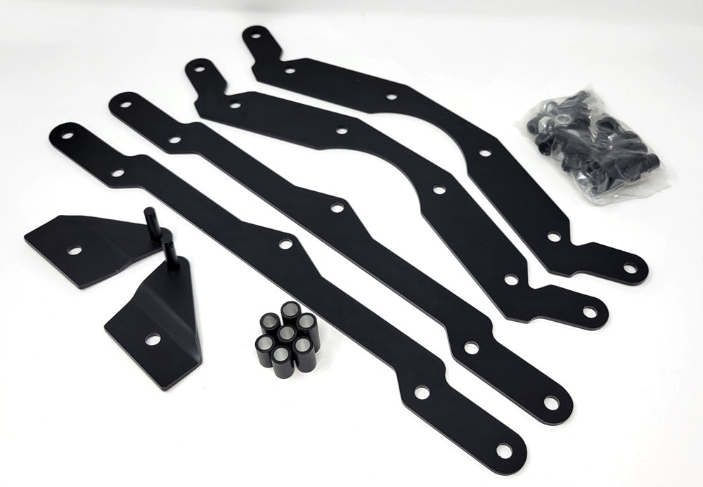 07-14 Polaris RZR 800 Adjustable 3" Lift Kit Sway Bar Quick Disconnect Black