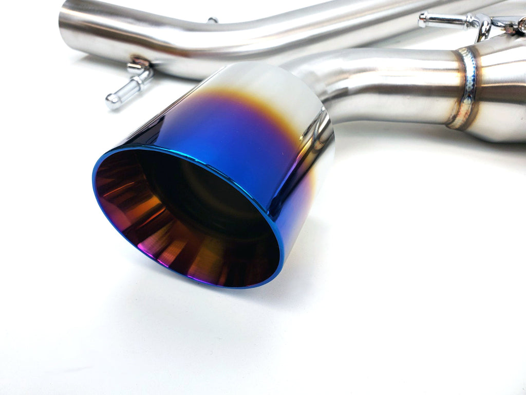 10-14 Volkswagen Golf GTi MK6 MKVI 2.0T Catback Exhaust Burnt Tip