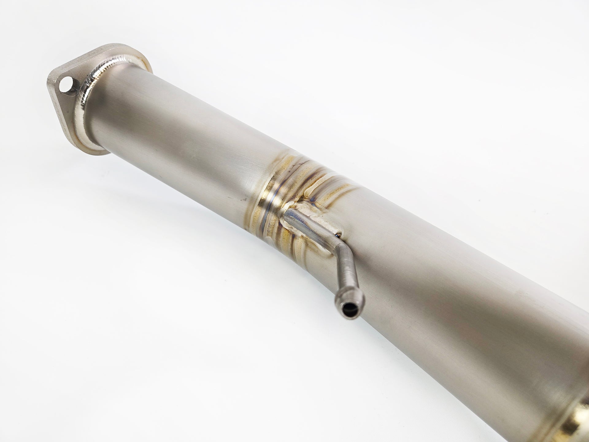 03-09 Nissan 350Z Z33 Titanium Burnt Tip Single Muffler 4" Exit Y-Pipe Back Exhaust System