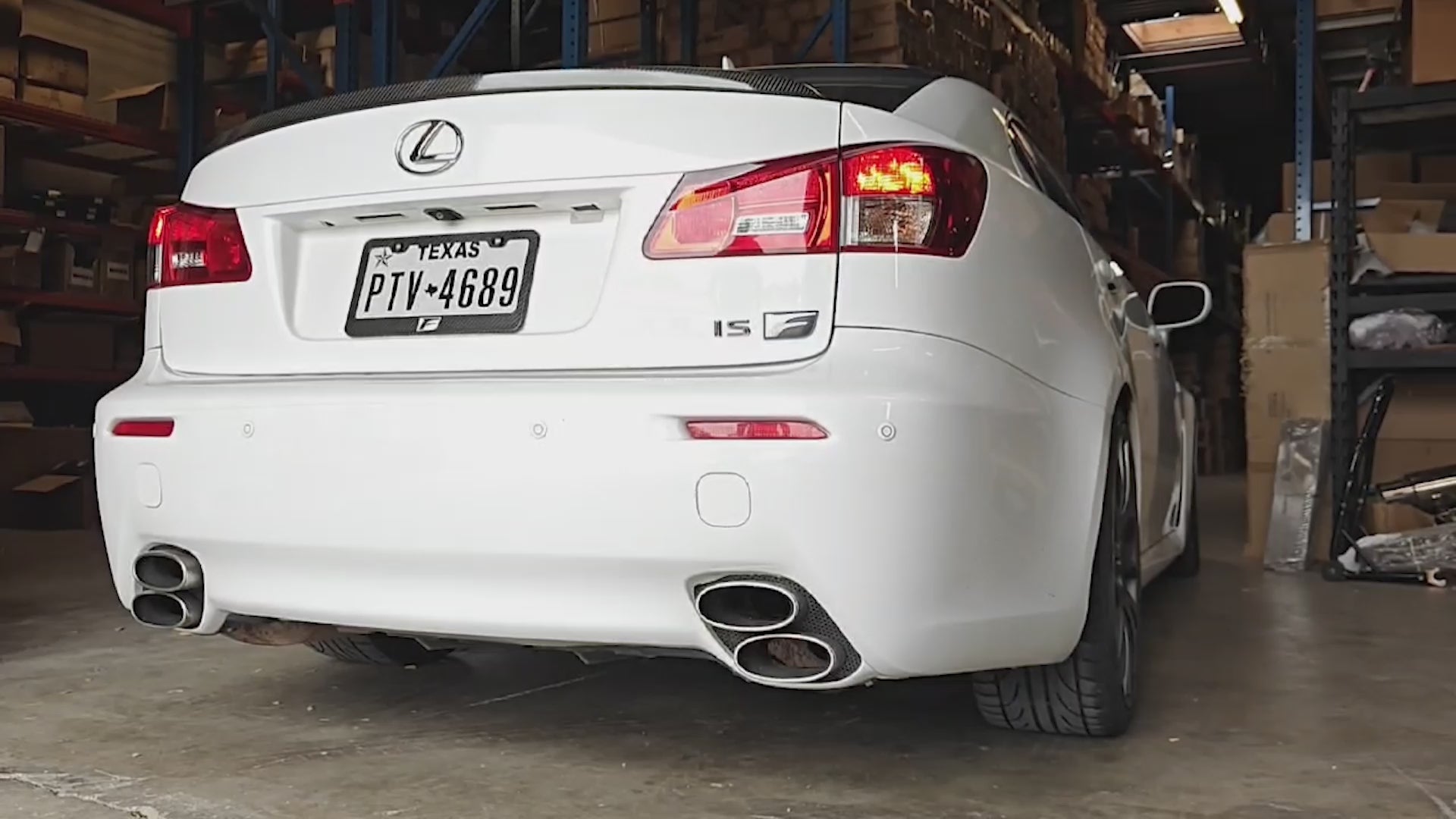 2008-2014 Lexus ISF Mufflered Axle Back Exhaust System IS-F